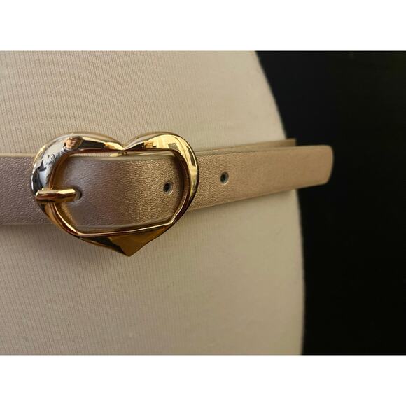 GAP Skinny Metallic Rose Gold Belt sz XL - Picture 2 of 10